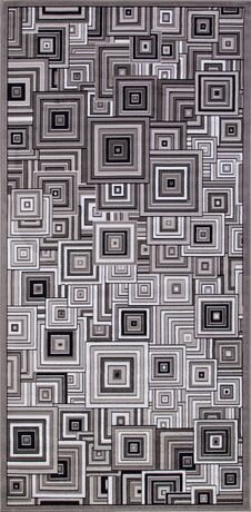 Ковер d239 - GRAY - Прямоугольник - коллекция SILVER 0.80x1.50