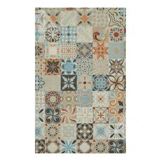 Коврик вырезной icarpet PRINT антискользящий Плитка Марокко 103 0.50x0.80, фото 