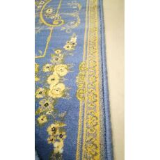 Шерстяной ковер голубого цвета, 315 Rocail 04519 1.5x2.25 м. Floare-Carpet SA. Молдова