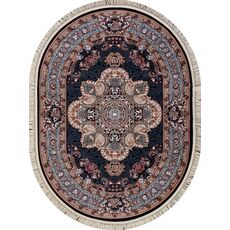 Ковер овальный Shahreza дизайн D727 DARK-NAVY 1.60x2.20, фото 