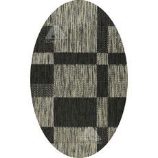 Ковер Vegas дизайн S005 D.GRAY-BLACK, прямоугольник 0.60x1.10, фото 