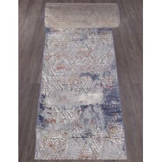 Дорожка 5040A - COKEN D.GREY / BLUE коллекция MARDAN 1.60x25.00