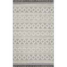Ковер 6608B - WHITE / L.GRAY - Прямоугольник - коллекция TUNIS 1.90x3.00