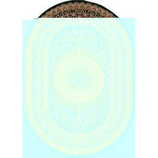 Ковер D504 - GREEN - Овал - коллекция LAGUNA 2.50x3.50