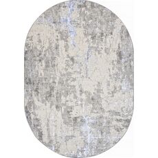 Ковер F169 - CREAM-BLUE - Овал - коллекция LIMAN 1.60x2.30