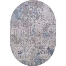 Ковер 03851A - BLUE / BLUE - Овал - коллекция ARMINA 0.80x1.50