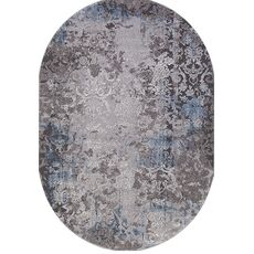 Ковер 03852A - BLUE / BLUE - Овал - коллекция ARMINA 1.60x2.30