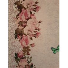 Ковер 17010.102 - Розовый - Прямоугольник - коллекция Decovilla 1.00x2.00