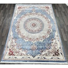 Ковер POSITANO 0.8х1.5 00668A_D.BLUE FDY / D.BLUE FDY Полиэстер Турция, фото , изображение 2