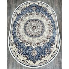 Ковер POSITANO 0.8х1.5 00668A_D.BLUE FDY / D.BLUE FDY Полиэстер Турция, фото , изображение 5