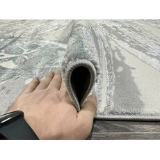 Ковер FAME 0.8х1.5 0921A_L.GREY / TURQUAZ Полиэстер Турция, фото , изображение 11