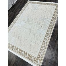 Ковер SIHIR 0.8х1.5 17305_WHITE / BEIGE Полиэстер Турция, фото , изображение 2