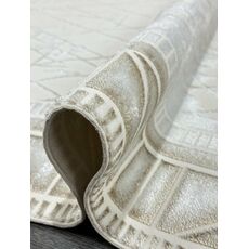Ковер SIHIR 0.8х1.5 17305_WHITE / BEIGE Полиэстер Турция, фото , изображение 6
