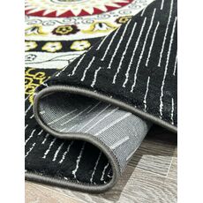 Ковер HARMONY 1.6х2.3 2805A_BLACK / BLACK Полиэстер Турция, фото , изображение 6