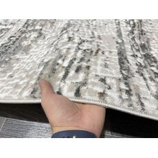 Ковер AURA 1х2 40343C_COKME BEJ / ACIK GRI 100% полиэстер Турция, фото , изображение 5