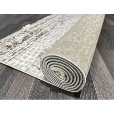 Ковер AURA 1х2 40343C_COKME BEJ / ACIK GRI 100% полиэстер Турция, фото , изображение 11