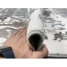 Ковер AURA 2х4 40197A_CÖKME BEYAZ / A.GRİ 100% полиэстер Турция, фото , изображение 6