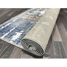Ковер AURA 1х2 40197A_CÖKME BEYAZ / A.GRİ 100% полиэстер Турция, фото , изображение 11
