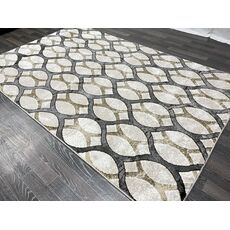Ковер AURA 2х4 40383B_COKME BEJ / ACIK GRI 100% полиэстер Турция, фото , изображение 5