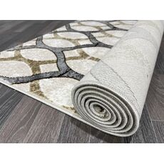 Ковер AURA 1х2 40383B_COKME BEJ / ACIK GRI 100% полиэстер Турция, фото , изображение 17