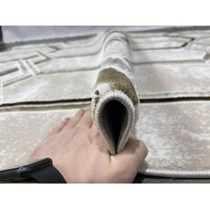 Ковер AURA 1х2 40526B_COKME BEJ / KAHVE 100% полиэстер Турция, фото , изображение 10