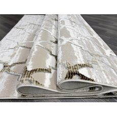 Ковер AURA 1х2 40547B_KAHVE / COKME BEYAZ 100% полиэстер Турция, фото , изображение 15