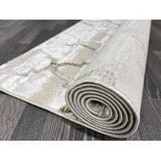 Ковер AURA 1х2 40547B_KAHVE / COKME BEYAZ 100% полиэстер Турция, фото , изображение 16