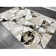 Ковер AURA 1х2 40657B_KAHVE / VIZON 100% полиэстер Турция, фото , изображение 3