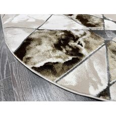 Ковер AURA 1х2 40657B_KAHVE / VIZON 100% полиэстер Турция, фото , изображение 6