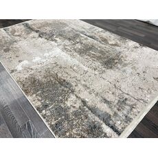 Ковер AURA 0.8х1.5 40631A_CÖKME BEJ / A.GRİ 100% полиэстер Турция, фото , изображение 2