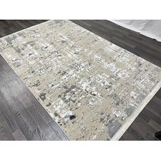 Ковер AURA 1х2 40400B_CÖKME BEJ / A.GRİ 100% полиэстер Турция, фото , изображение 2