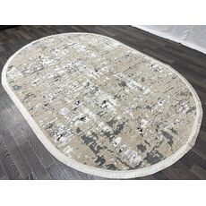 Ковер AURA 1х2 40400B_CÖKME BEJ / A.GRİ 100% полиэстер Турция, фото , изображение 5