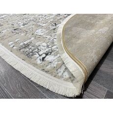 Ковер AURA 1х2 40400B_CÖKME BEJ / A.GRİ 100% полиэстер Турция, фото , изображение 7