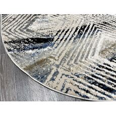 Ковер AURA 2х4 40670A_LACİVERT / K.GRİ 100% полиэстер Турция, фото , изображение 6