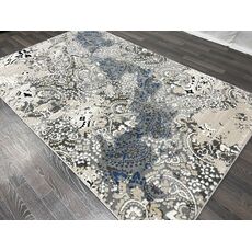 Ковер AURA 2.5х3.5 40671A_MAVİ / K.GRİ 100% полиэстер Турция, фото , изображение 2