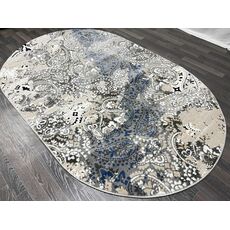 Ковер AURA 2.5х3.5 40671A_MAVİ / K.GRİ 100% полиэстер Турция, фото , изображение 5