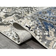 Ковер AURA 2.5х3.5 40671A_MAVİ / K.GRİ 100% полиэстер Турция, фото , изображение 11