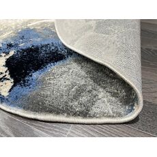 Ковер AURA 0.8х1.5 40697A_MAVİ / K.GRİ 100% полиэстер Турция, фото , изображение 8