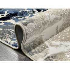Ковер AURA 1х2 40697A_MAVİ / K.GRİ 100% полиэстер Турция, фото , изображение 9