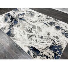 Ковер AURA 2х4 40697B_VİZON / MAVİ 100% полиэстер Турция, фото , изображение 2