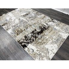 Ковер AURA 1х2 40697C_KAHVE / ACIK GRI 100% полиэстер Турция, фото , изображение 2