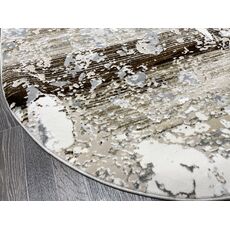 Ковер AURA 1х2 40697C_KAHVE / ACIK GRI 100% полиэстер Турция, фото , изображение 6