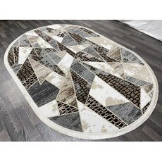 Ковер AURA 1х2 40667C_KREM / KREM 100% полиэстер Турция, фото , изображение 5