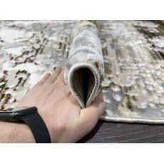 Ковер AURA 2.5х3.5 40697C_KAHVE / ACIK GRI 100% полиэстер Турция, фото , изображение 10