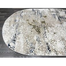 Ковер AURA 2х3 40705A_MAVİ / CÖKME BEJ 100% полиэстер Турция, фото , изображение 7