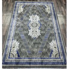 Ковер LISA 2.4х3.4 A3381A_IVORY / BLUE Полиэстер Турция, фото , изображение 2