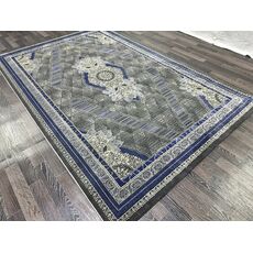 Ковер LISA 2.4х3.4 A3381A_IVORY / BLUE Полиэстер Турция, фото , изображение 3