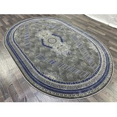 Ковер LISA 2.4х3.4 A3381A_IVORY / BLUE Полиэстер Турция, фото , изображение 7