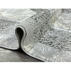 Ковер LOWA 0.8х1.5 A3582A_ANTRASIT / L.GREY Полиэстер Турция, фото , изображение 12