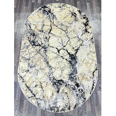 Ковер LISA 1.5х3 AA608A_IVORY / ANTRASIT Полиэстер Турция, фото , изображение 6